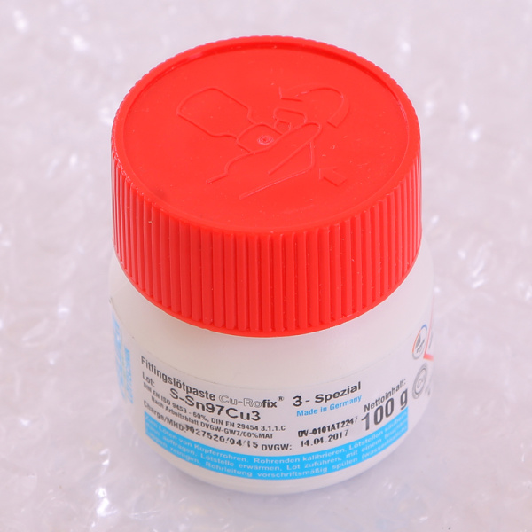 Флюс-паста с добавлением мягкого припоя 3 Cu-Rofix*3-Spezial 100гр